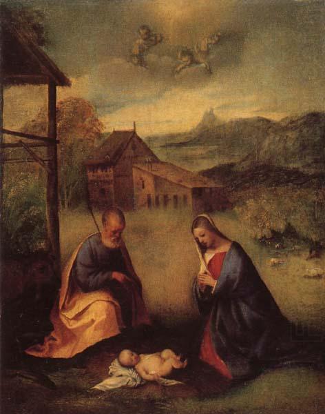 Adoration of the Christ, Girolamo Romanino